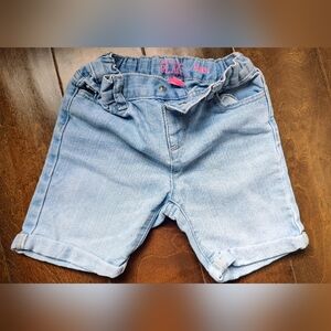Girls midi jean shorts